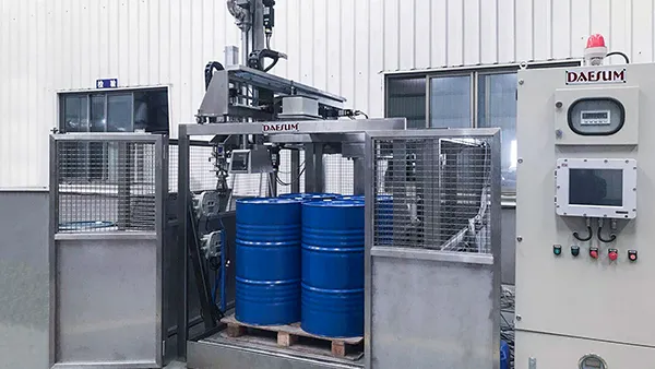 Automatic Filling Machine for Palletized Drums and IBCs