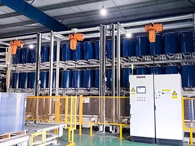 Automatic empty drum warehouse
