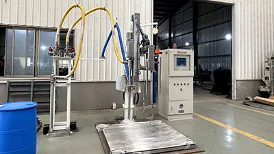 Semi-Automatic Filling Machine for IBCs, Drums, Pails and Totes