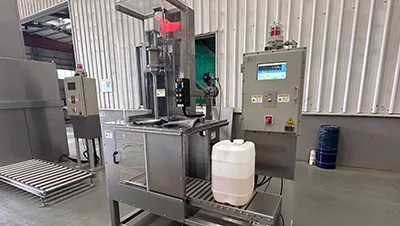 Semi-Automatic Filling Machine for Pails and Jerrycans
