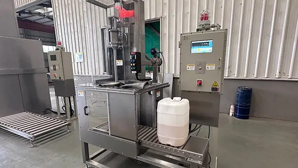 Semi-Automatic Filling Machine for Pails and Jerrycans